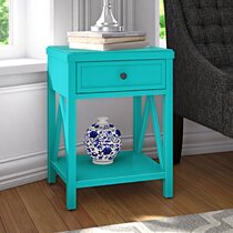 Aqua nightstand store